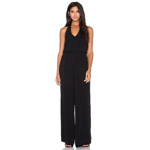 BISHOP + YOUNG jumpsuit Size Small Halter Wide Leg